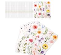BOXOB 60pcs Wildflower Napkins, Floral Printed Paper Napkins for Spring Parties Baby Showers & Weddings Elegant Wild Flower Decorations for Tea Party Birthday