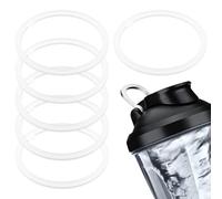 BOXOB 6PCS Gasket Replacement for VOLTRX Electric Protein Shaker Bottle 24oz, Silicone Sealing Ring Gaskets Seal Parts Accessories Leak Proof,Replacement Seal Part for Spout Lid BPA-Free