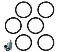 BOXOB 6pcs Seal Gasket Replacement Accessories for Stanley Classic 24oz Food Jar, Silicone Sealing Lid Ring Stopper Accessories Leak-Proof, Compatible with Stanley Classic 24oz BPA Free (Black)