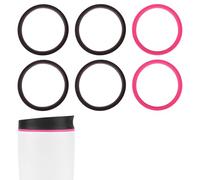 BOXOB 6pcs Silicone Gasket for Owala Smoothsip, Leak-Proof Seal Replacement Parts Ring Piece Accessories Compatible with Owala Smoothsip 12oz/20oz Slider Insulated Stainless Steel Coffee Tumbler