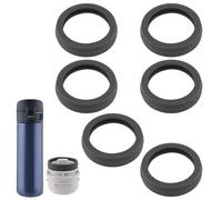 BOXOB 6pcs Stopper Gasket Replacement Compatible with Zojirushi Stainless Steel Mug 16oz 12oz, Silicone Ring Seal Parts Leak-Proof O-Ring Parts for SM-K Series Accessories BPA Free