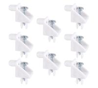 BOXOB 8pcs 101558 Shelf Support Pins for IKEA Pax & KOMPLEMENT, Shelf Support Pegs Replacement Parts for Cabinets Bookcases Home Office (White)