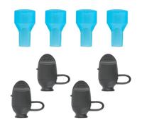 BOXOB 8pcs Bite Valve Replacement for Camelbak, Mouthpiece Replacement Bladder Replacement Parts Bite Valve Accessories Replacement Compatible with Camelbak (Grey)