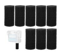 BOXOB 8pcs Pre-Filter Sponges Compatible with Fluval AC70/AC110 | Polyurethane Aquarium Filter Sponge Fish Tank Filter Cotton Replacement for Aquariums Fry/Shrimp Protection (Black)