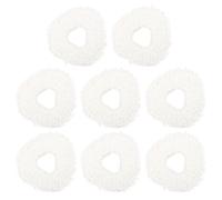 BOXOB 8pcs Replacement Mop Pads for Narwal Freo Pro X Ultra/Freo Z Ultra / T10 / J3 / J4, Premium Microfiber Washable Reusable Mop Cloth for Robot Vacuum Cleaner Accessories (White)
