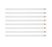 BOXOB 8pcs Tailors Fabric Pencils for Sewing, Water Soluble Dressmakers Quilt Sewing Fabrics Markers Practical Marking & Tracing Tool for Dressmaking Quilting Embroidery DIY Crafts (White)