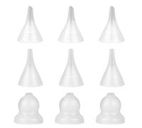 BOXOB 9 Pcs Nasal Aspirator Replacement Tips, Silicone Nose Sucker Head Part for Newborn Baby & Toddlers Compatible with GROWNSY Watolt LittleTora HEYVALUE Cocobela HailiCare KIDIRA TEQIN X-Bosak