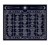 BOXOB Altar Cloth, 13.39x11.02in Grid Design Celtic Divination Alter Triquetra Cloths Spiritual Witchcraft Tarot Reading Mat Sacred Wiccan Tablecloth Ideal Accessories for Divination Ritual