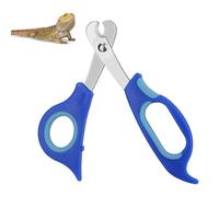 BOXOB Bearded Dragon Nail Clippers, Stainless Steel Pet Animal Lizard Toe Nail Scissors Trimmer Professional Reptile Grooming Tool with Precise Angled Edges for Small Reptiles Turtle Chameleon