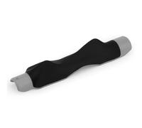 BOXOB Clip-on Golf Grip Trainer, 6x1.4 Inch Sport Training Aid Durable Plastic & Silicone Swing Correcting Train Accessories Equipment for Correct Hand Position & Grasp (Grey, Black)