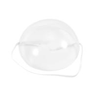 BOXOB Doll Face Mask Cover with Elastic Band, Acrylic Transparent Toy Protective Display Case Cover Face Shield Accessory for Dressed Dolls