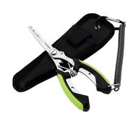 BOXOB Fishing Pliers, Stainless Steel Fishing Pliers Saltwater Ice Fly Sea Fishing Pliers Hook Remover Line Cutter Needle Nose Split Ring Pliers Fishing Scissors Tool Accessories Fishing Gear for Men