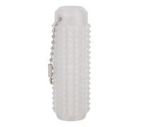 BOXOB Little Spiky Fidget Keychains, Portable Textured Soft Ouchies Stim Toys Luminous Quiet Calm Down Keyring Tool for Stimming for Home Office Travel