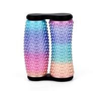 BOXOB Spiky Grip Fidget Toy, 3D Printed Sensory Roller Silent Fidget Spinner Portable Massage Anti-Stress Stim Tool for Adults Gifts with Anxiety, Focus, and Tension Relief (Rainbow-Colored)