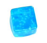 BOXOB Stress Relief Toy, Sensory Fidget Anti-Stress Item Blue Ice Cube Squishy Squeeze Ball Fun Desk Decor Portable Party Favors for Kids Adults with Anxiety Autism ADHD (Snowflake Style)