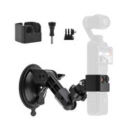 BOXOB Suction Cup for DJI Osmo Pocket 3 Car Mount, Windshield Window Dash Holder Kit with Universal 1/4" Screw Suitable for Osmo Pocket3 Osmo Action Insta360 Holder Accessories
