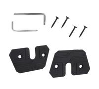 BOXOB Sun Visor Repair Kit, Mental Black Sun Visor Clips Repair Kit Replacement Truck Clip Fixer Accessories Compatible with JK 2018 JL2018-2024 Gladiator 2020-2023