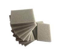 Boxonly 10 PCS 30mmx40mm Foam Sanding Sponge Sandpaper Abrasive Blocks Wet Dry Bodywork Foam Sanding Block 500-600 Grits
