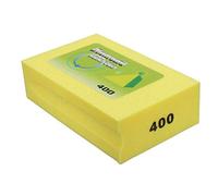 Boxonly 2 PCS Sanding Blocks 400 Grit Polishing Grinding Block Diamond Polishing Hand Pads Block For Granite Marble Glass Grinding