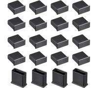 Boxonly 20Pcs Black PE USB 2.0 Port Anti-Dust Stopper Cap Cover for USB, Charging Cable, Data Cable