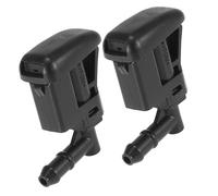 Boxonly 2pcs Windshield Washer Nozzles Black Compatible with for BMW Z4 2002-2009 and for BMW 1 Series 2004-2013 Left Right Spray Jet Replacement OE 61667110852 Durable Plastic