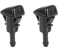 Boxonly 2PCS Windshield Washer Spray Jet - Replaces OE# 4805742AC - Compatible with Select SUV & Truck Models like Compass, Ram 1500, 2500 - Single Hole Black Plastic Nozzle