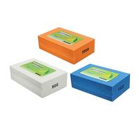 Boxonly 3 PCS Sanding Blocks 800 Grits+1500 Grits+3000 Grits Polishing Grinding Block Diamond Polishing Hand Pads Block for Granite Marble Glass Grinding