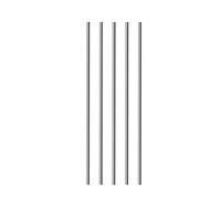 Boxonly 304 Stainless Steel Round Rods 4mmx300mm Solid Shaft Rod Lathe Bar Stock Solid Round Bar 5PCS
