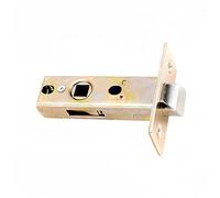 Boxonly 45mm Channel Lock Three Shots Tubular Mortice Latch Stainless Steel Door Latch Sprung Lever Door Handles
