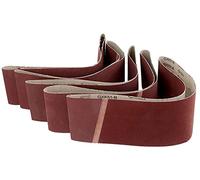 Boxonly 5 PCS Cloth Sander Belts Sand Paper Sanding Belts 75mmx533mm 240 Grit