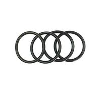 Boxonly 50 PCS O Rings Nitrile Rubber Round O-Rings Seal Grommets 44mm OD 39mm ID 2.5mm Width Metric Sealing Washer O-Ring Gasket Black