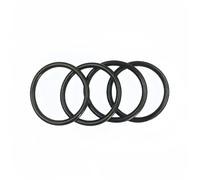 Boxonly 50 PCS O Rings Nitrile Rubber Round O-Rings Seal Grommets 49mm OD 44mm ID 2.5mm Width Metric Sealing Washer O-Ring Gasket Black