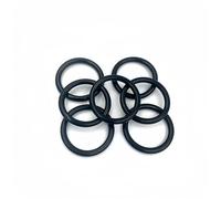 Boxonly 50 PCS O Rings Nitrile Rubber Round O-Rings Seal Grommets 6mm OD 4mm ID 1mm Width Metric Sealing Washer O-Ring Gasket Black