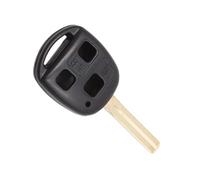 Boxonly Car Replacement Remote Key Fob Case Shell with Uncut Insert for Lexus ES300 ES330 GS300 GS400 GS430 GX470 IS300 LS400 LS430 LX470 RX300 RX330 RX400h SC430 Black 3 Buttons A24C1-4-1
