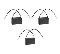 BOXONLY CBB61 7uF Ceiling Fan Capacitor 250V AC 40/85/21 ±5% 50/60Hz Cylinder 47x29x18mm with 2 Wires Metalized Polypropylene Film Capacitors for Electric Fan Pump Motor Generator,3 PCS
