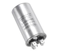 BOXONLY CBB65 5uF Run Capacitor Round 450V AC 40/85/21 ±5% Aluminum Case with Terminal for Air Condenser Straight Cool Heat Pump HVAC Blower Compressor Generator