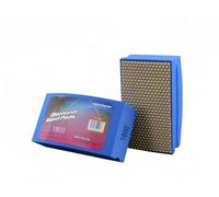 Boxonly Diamond Sanding Hand Pad Blocks 1800 Grits Arc Shape Back Hand-Held Block for Grinding,Polishing,Sharp Edges
