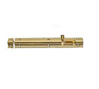 Boxonly Door Bolt 10 Inch Antique Pure Copper Bolts Barrel Slide Lock with Screws for Bathroom Toilet Gate and Shed Doors,Brass Color