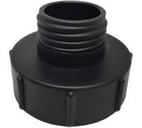 Boxonly IBC Tank Adapter S100x8 to S60x6 Coarse Thread Connector - 1 Pack Black Plastic Fitting for Water Tank Outlet, Valve Conversion, and Garden Hose Use