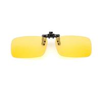 Boxonly UV400 Sunglasses Polarized Clip On Flip-up Driving Glasses Night Vision Len For Men Women Driving Hiking Fishing Outdoor Sport Night Vision Yellow