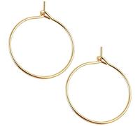 boxoon 2 Cm Thin Hoop Earrings, Gold Circle Earrings For Women, Small Gold Circle Earrings, Metal Alloy Jewelry Gift Idea