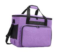 boxoon Cosmetic Case Rolling, Tool Organizer with Pockets Multiple, Supplies Sewing Bag Storage with Handle, Handbag Outdoor Large Capacity, Portable