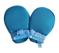 boxoon Dementia Restraint Gloves, 1 Pair Adjustable Safety Gloves With Zipper And Breathable Design For Elderly