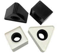 boxoon Four Pcs Pvc Microphone Flags, Custom Mic Flags For Interviews, Black And White Square And Triangle Designs, Suitable For Most Microphones, And Lightweight