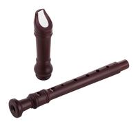 boxoon German-Style Key C Baroque Fingering, Soprano Recorder Instrument With Storage Bag, Imitation Wood Grain Plastic Recorder, Recorder Instrument For Beginners