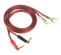 boxoon High Performance Professional Speaker Cable 12 Awg With Banana Plugs, Audio Amplifier Wire For Home Theater System, Gold Plated Connectors For Stereo Receiver, 3 Meter / 10 Foot Length