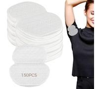 boxoon Paper Non-Woven Dust-Free, Sweat Pads, Disposable Armpit, 150 Pcs, Comfort Long-Lasting For Various Occasions, Underarm For Men And Women