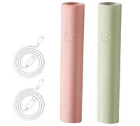boxoon Portable Handheld Led Uv Light, 2 Pack Mini Nail Lamp, Usb Rechargeable Cordless Nail Dryer With Lithium Battery, Quick-Dry For Gel Polish, Travel And Home Use