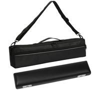 boxoon Pu Leather Flute Case Bag With Wood Structure, 16-Hole Flute Box, Lightweight Design, Adjustable Strap And Handle, Protective Storage