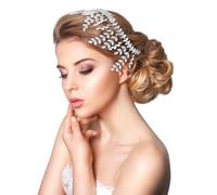 boxoon Rhinestone Tiara, Hair Accessory For Bride And Brideaid, Headpieces Bridal, Wedding Crystal Headpiece, For Wedding
